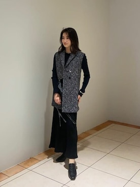 「#今日のコーデ」｜「アイテム（財布/小物）」を使った、まいまいさん（レディース・158cm）の冬コーディネート