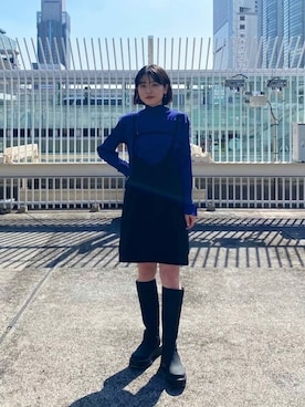 「STUDIOUS（ステュディオス）のアイテム（ワンピース/ドレス）」を使った、STUDIOUS STAFFさん（レディース・155cm）の春コーディネート