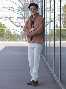 「BRILLA per il gusto（ブリッラペルイルグースト）のアイテム（ジャケット/アウター）」を使った、BEAMS Fさん（メンズ・180cm）の春コーディネート
