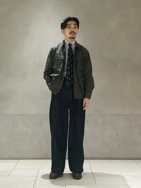 「BEAMS F（ビームスエフ）のアイテム（フォーマルスーツ/小物）」を使った、BEAMS Fさん（メンズ・170cm）の春コーディネート