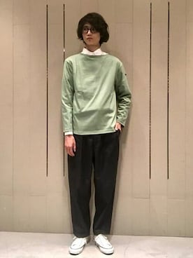 「BEAMS PLUS（ビームスプラス）のアイテム」を使った、BEAMS Fさん（メンズ・182cm）の春コーディネート