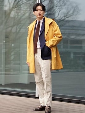 「ascot（アスコット）のアイテム」を使った、BEAMS Fさん（メンズ・171cm）の春コーディネート