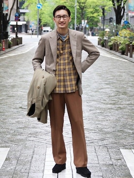 「CIRCOLO 1901（チルコロ 1901）のアイテム」を使った、BEAMS Fさん（メンズ・175cm）の夏コーディネート