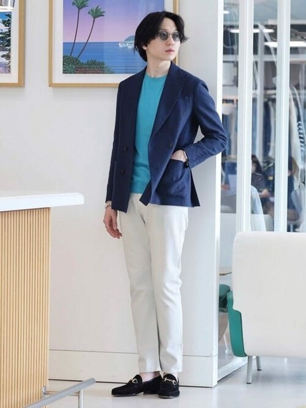 ジョンスメドレー BEAMS F別注 イングランド製 M JOHN SMEDLEY ジョンスメドレー BEAMS F別注 CHELTON ボート