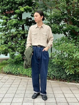 「ORIAN（オリアン）のアイテム」を使った、BEAMS Fさん（メンズ・170cm）の夏コーディネート