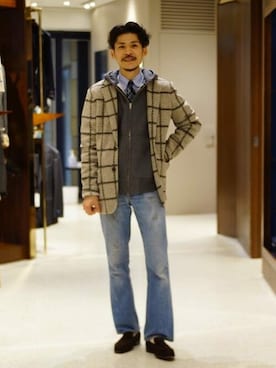 BEAMS Fさん（メンズ・168cm）の冬コーディネート