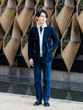 BEAMS Fさん（メンズ・175cm）の冬コーディネート