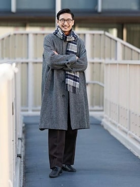 「CROWN（クラウン）のアイテム」を使った、BEAMS Fさん（メンズ・175cm）の春コーディネート