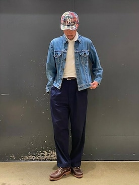 BEAMS Fさんの「LACOSTE / L1212 ポロシャツ」を使ったコーディネート