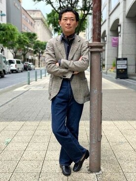 BEAMS Fさん（メンズ・179cm）の夏コーディネート