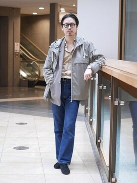 「BEAMS F（ビームスエフ）のアイテム（ブルゾン）」を使った、BEAMS Fさん（メンズ・175cm）の夏コーディネート