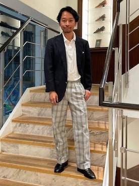 BEAMS Fさん（メンズ・180cm）の夏コーディネート