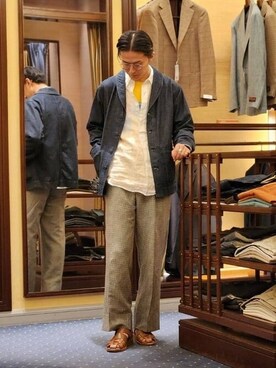 BEAMS Fさん（メンズ・172cm）の夏コーディネート