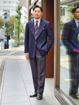 「ミックスコーデ」｜BEAMS Fさん（メンズ・175cm）の秋コーディネート