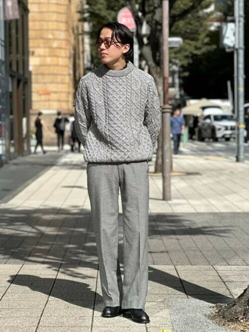 BEAMS F(BEAMS MEN)｜PEREGRINEのニット/セーターを使った
