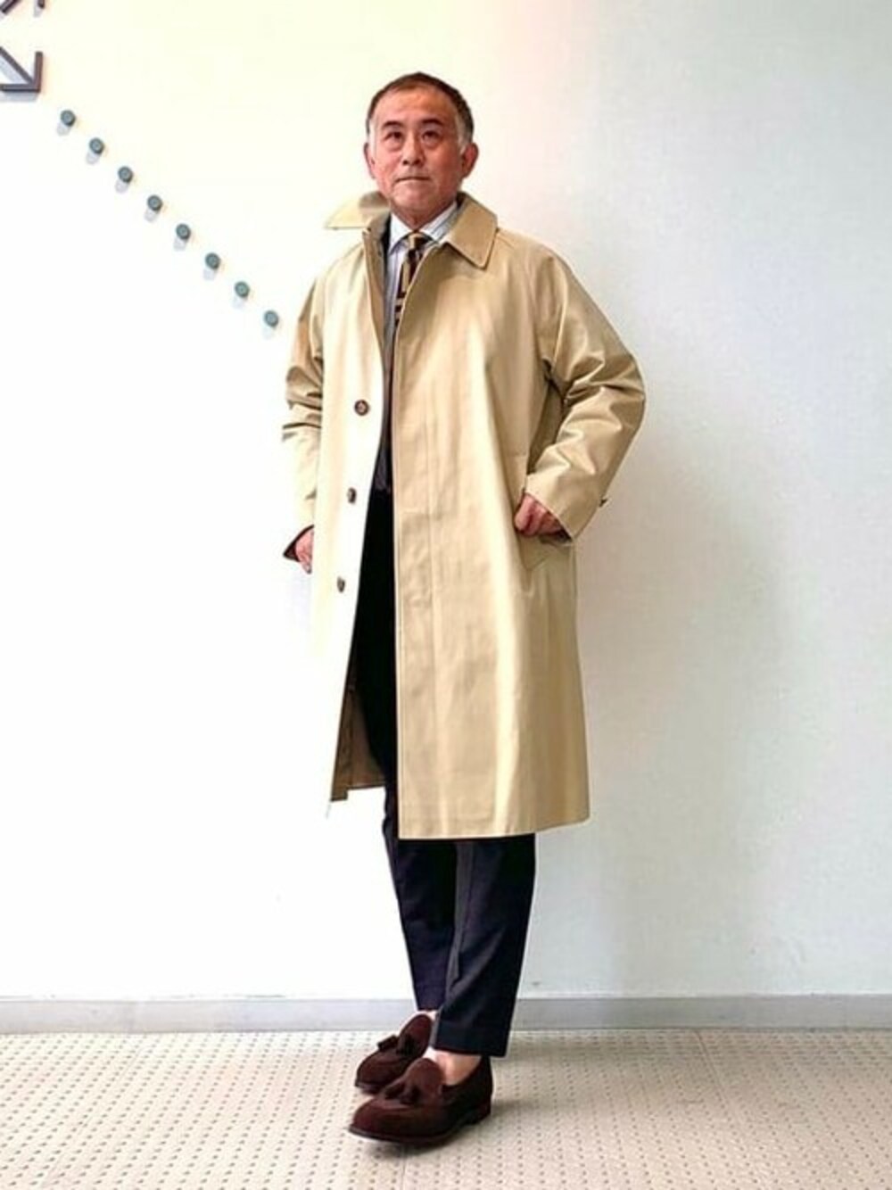 新品 BEAMS F コットンギャバジン ラグランスリーブ バルカラーコート BEAMS OUTLET｜BEAMS F / コットンギャバジン シングル ラグラン