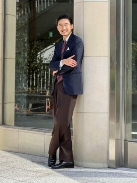 BEAMS Fさん（メンズ・175cm）の冬コーディネート