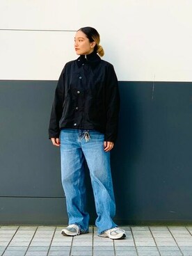 「BEAMS F（ビームスエフ）のアイテム（ブルゾン）」を使った、BEAMS Fさん（メンズ・159cm）の冬コーディネート