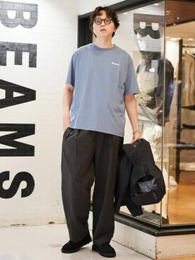 BEAMS Fさん(メンズ・180cm)の夏コーディネート