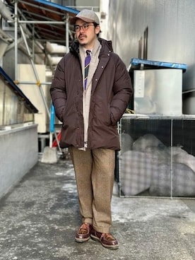 「Pyrenex（ピレネックス）のアイテム」を使った、BEAMS Fさん（メンズ・173cm）の秋コーディネート