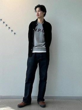 「ミックスコーデ」｜BEAMS Fさん（メンズ・180cm）の秋コーディネート
