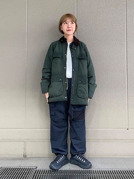 「BEAMS F（ビームスエフ）のアイテム（ブルゾン）」を使った、BEAMS Fさん（メンズ・159cm）の秋コーディネート