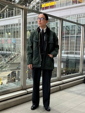 「ミックスコーデ」｜BEAMS Fさん（メンズ・172cm）の秋コーディネート