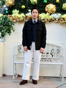 「WOOLRICH（ウールリッチ）のアイテム」を使った、BEAMS Fさん（メンズ・168cm）の秋コーディネート