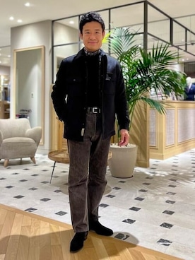 「WOOLRICH（ウールリッチ）のアイテム」を使った、BEAMS Fさん（メンズ・168cm）の秋コーディネート