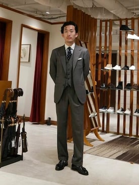 BEAMS Fさんの（CROCKETT&JONES | クロケットアンドジョーンズ）を使ったコーディネート