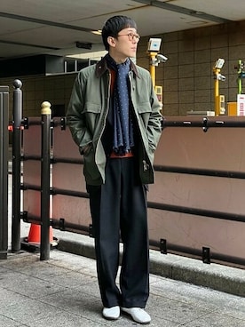 「ミックススタイル」｜BEAMS Fさん（メンズ・172cm）の冬コーディネート