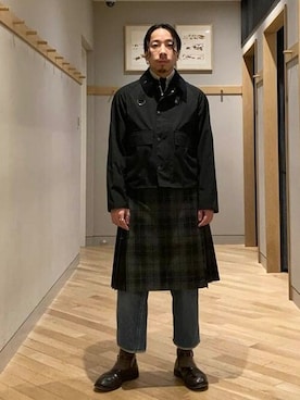 「BEAMS F（ビームスエフ）のアイテム（ブルゾン）」を使った、BEAMS Fさん（メンズ・180cm）の冬コーディネート