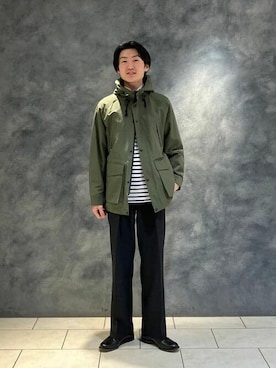 「WOOLRICH（ウールリッチ）のアイテム」を使った、BEAMS Fさん（メンズ・175cm）の冬コーディネート