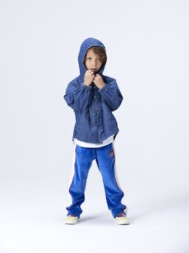 「チャイナシャツ」｜「アイテム（その他アウター）」を使った、MARKEY'Sさん（キッズ・113cm）の秋コーディネート
