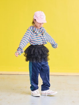 「アイテム（その他パンツ）」を使った、MARKEY'Sさん（キッズ・114cm）の秋コーディネート