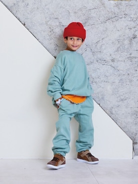 「LSP WOW（エルエスピーワオ）のアイテム」を使った、MARKEY'Sさん（キッズ・108cm）の秋コーディネート