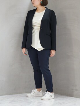 「CAST:（キャストコロン）のアイテム」を使った、ジェイアール名古屋タカシマヤさん（レディース・158cm）の秋コーディネート