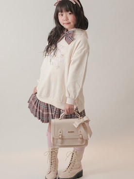 「アイテム（ワンピース/ドレス）」を使った、ジェイアール名古屋タカシマヤさん（キッズ・136cm）の秋コーディネート