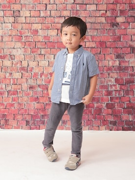 「POLO RALPH LAUREN CHILDRENSWEAR（ポロ ラルフ ローレン チルドレンズウェア）のアイテム」を使った、ジェイアール名古屋タカシマヤさん（キッズ・96cm）の秋コーディネート