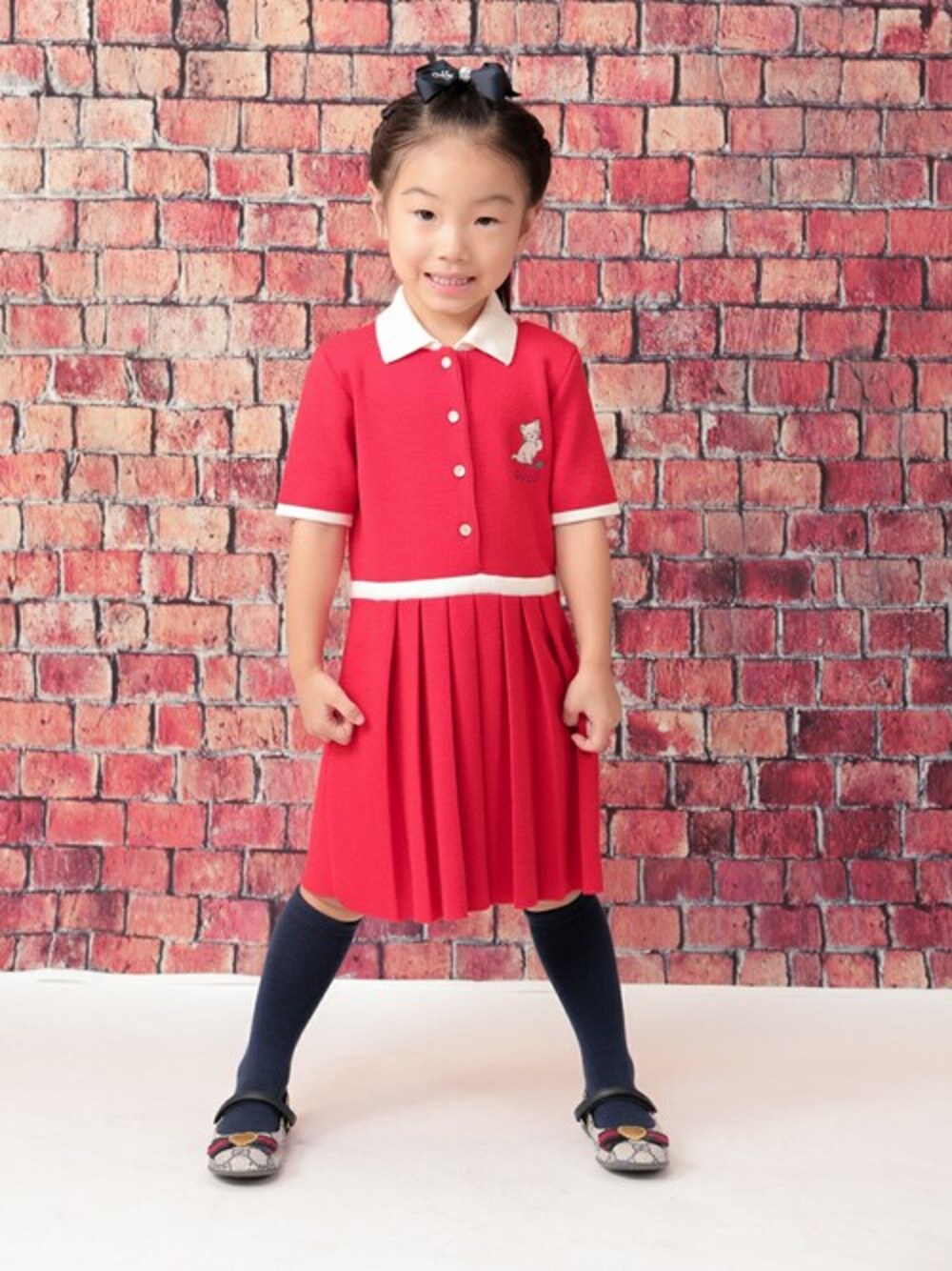 【訳あり】希少 GUCCI グッチ 子供用ワンピース コーデュロイ 赤 4 GG 訳あり】希少 GUCCI グッチ 子供用ワンピース コーデュロイ 赤 4