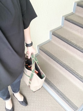 「ZOZO（ゾゾ）のスリムテーパードデニムパンツ［WOMEN］（デニムパンツ）」を使った、800さん（レディース・158cm）の夏コーディネート