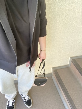 「エコバッグ」｜「アイテム（アナログ腕時計）」を使った、800さん（レディース・158cm）の秋コーディネート