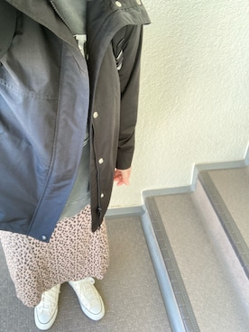 「ウィンドブレーカー」｜「アイテム（その他アウター）」を使った、800さん（レディース・158cm）の冬コーディネート