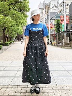 「SANSeLF（サンセルフ）のアイテム」を使った、__Lilicatさん（レディース・152cm）の春コーディネート