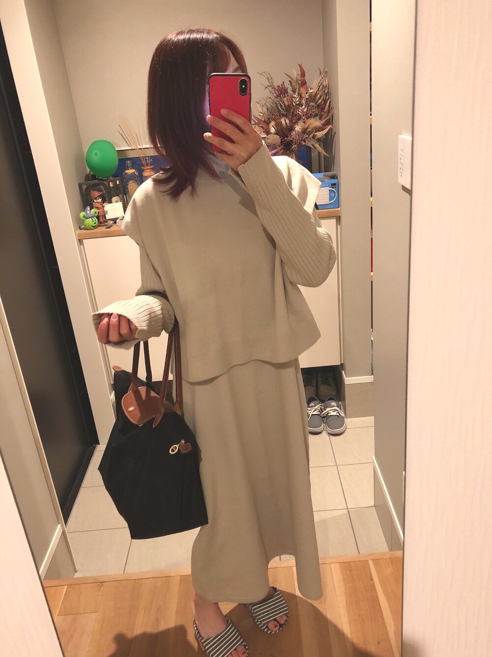 a.fashion13|LONGCHAMPのトートバッグを使ったコーディネート - WEAR