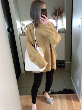 「プチプチコーデ」｜a.fashion13さん（レディース・155cm）の冬コーディネート