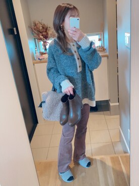 「Java（ジャバ）のアイテム」を使った、a.fashion13さん（レディース・155cm）の冬コーディネート