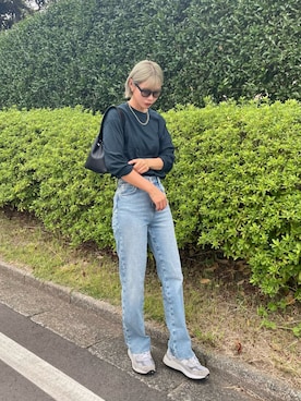 「Solace（ソレイス）のアイテム（バッグ）」を使った、asammyさん（レディース・170cm）の秋コーディネート