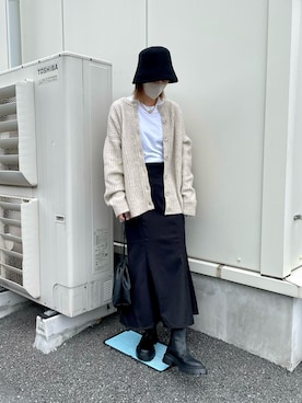 「Firsthand（ファーストハンド）のアイテム（ブーツ）」を使った、asammyさん（レディース・170cm）の秋コーディネート