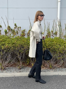 「select MOCA（セレクトモカ）のアイテム（その他アウター）」を使った、asammyさん（レディース・170cm）の秋コーディネート